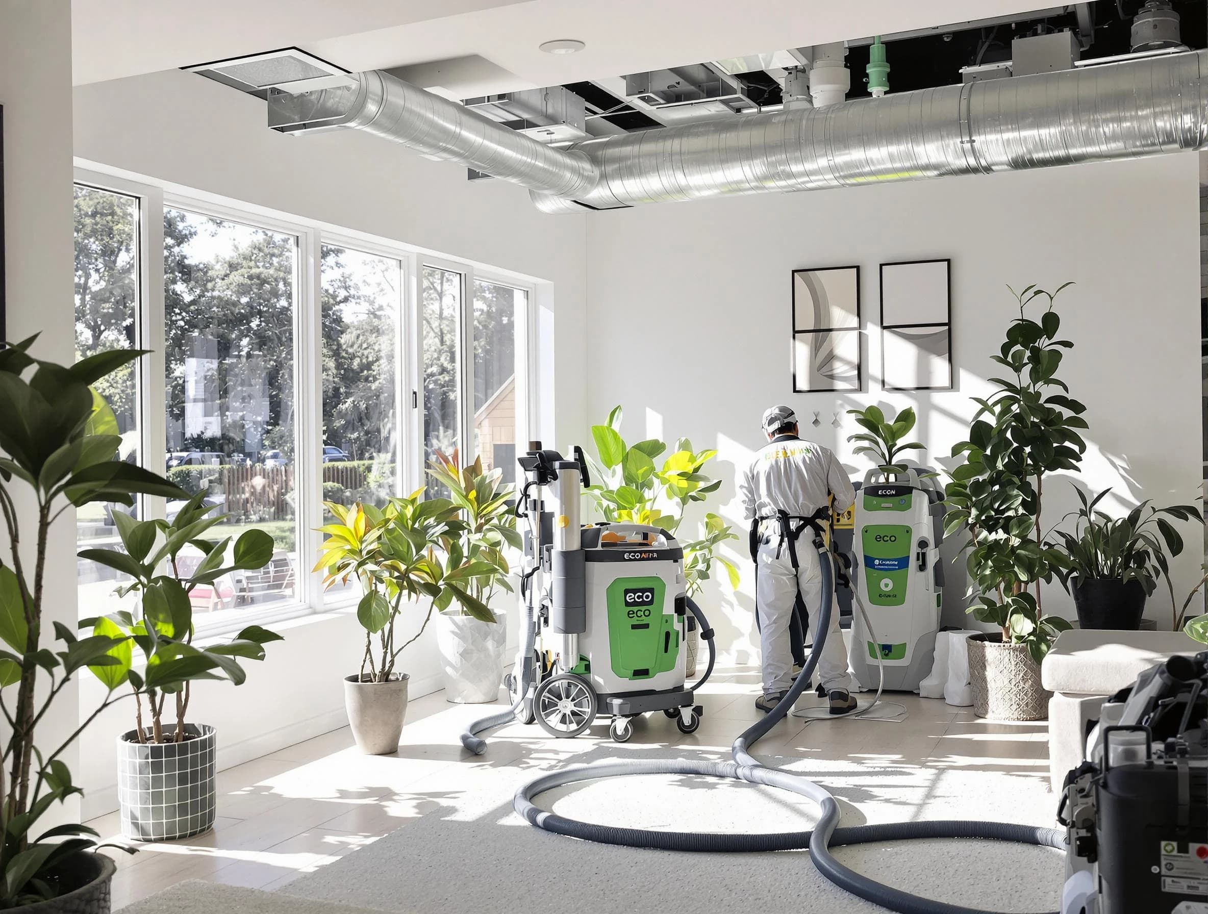 Environmentally-friendly duct cleaning by Rancho Cucamonga Air Duct Cleaning in Rancho Cucamonga