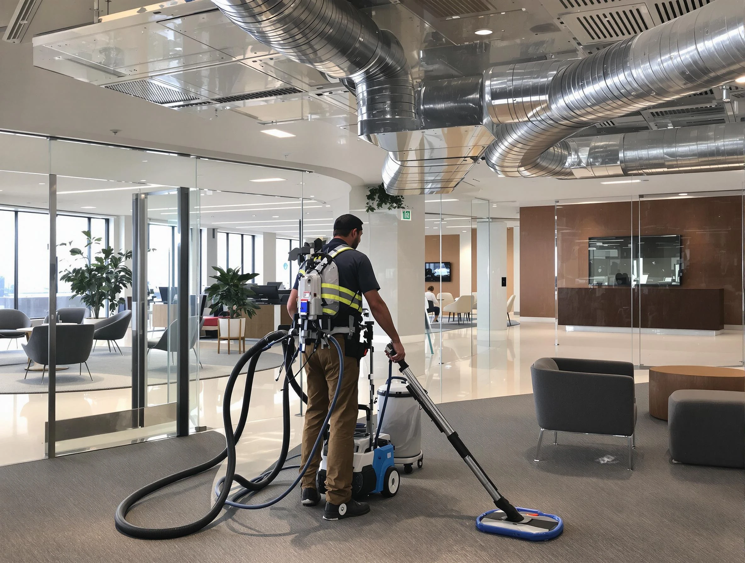 Commercial duct cleaning service by Rancho Cucamonga Air Duct Cleaning in Rancho Cucamonga