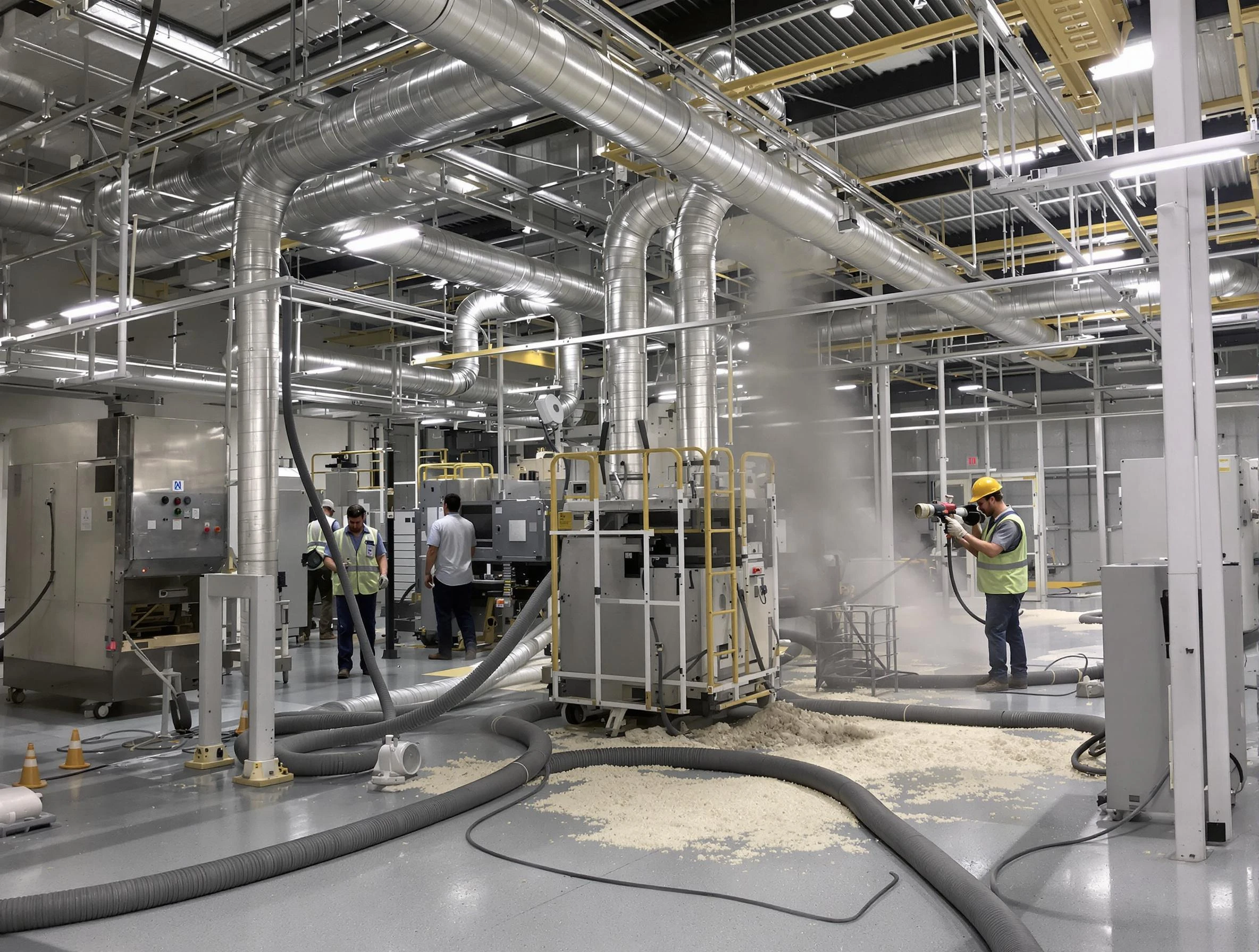 Heavy-duty industrial duct cleaning by Rancho Cucamonga Air Duct Cleaning in Rancho Cucamonga